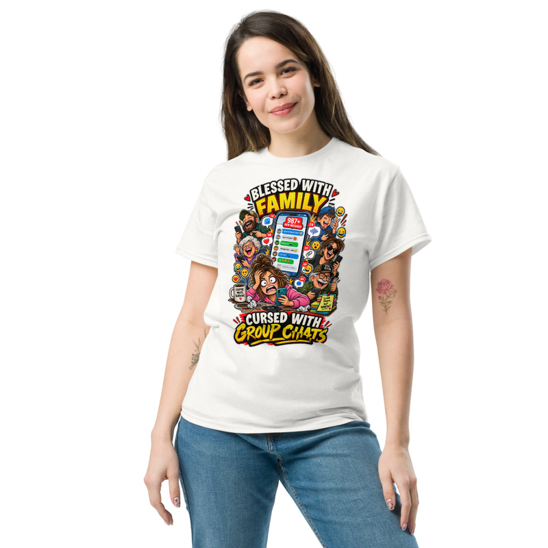 Group Chat - Unisex classic tee – 2XL, White