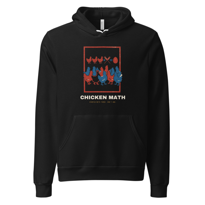 Chicken Math Hoodie (Artist Series) mockup