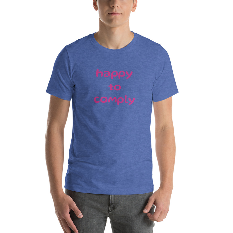 happy to comply