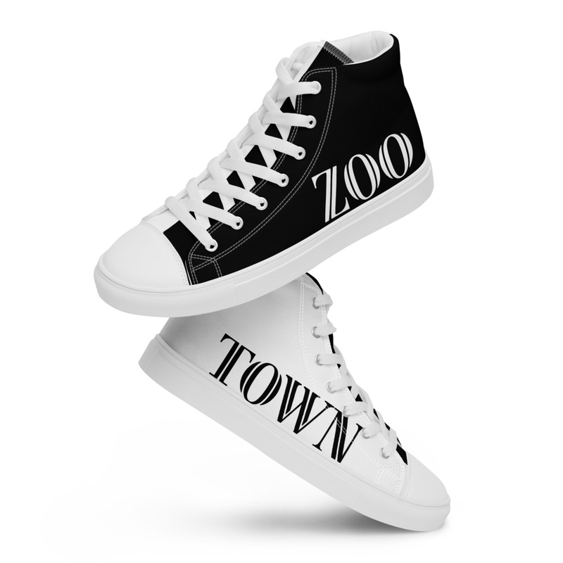 Men's FaceLess Canvas Hi-Tops Zoo Town Edition