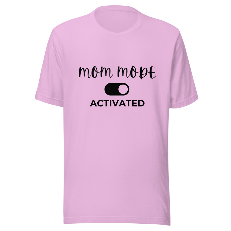 Mom Mode Activated - Light Tone – S, Lilac