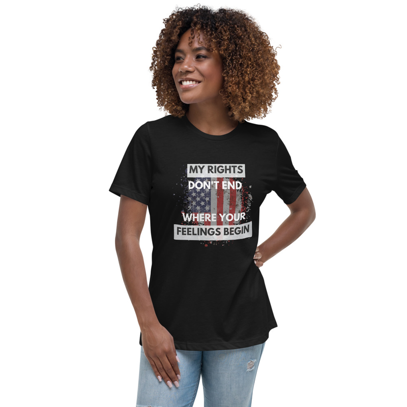 My Rights Don't End WGOAA - Women's Relaxed T-Shirt