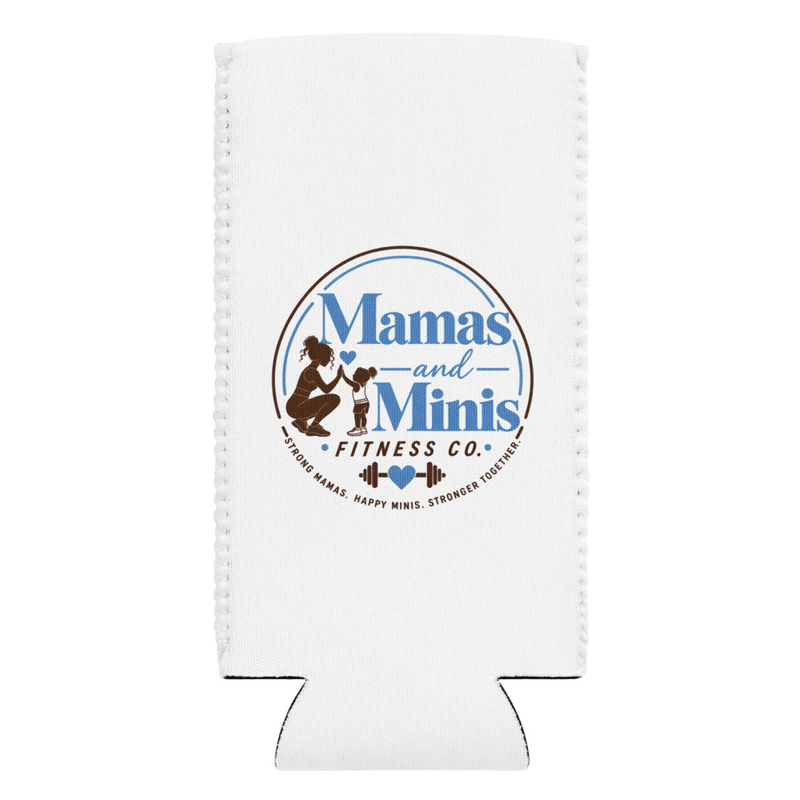 Mamas and Minis Can cooler – Slim 12 oz, White