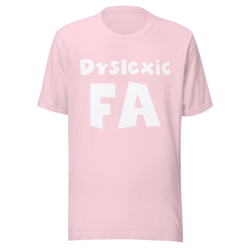 Dyslexic FA – S, Soft Pink