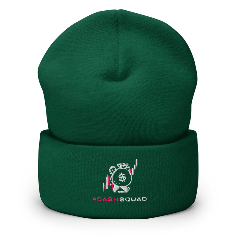 #CashSquad Beanie v.2 – One size, Spruce