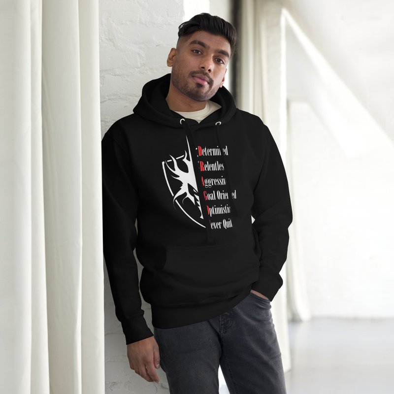 Anagram Black Unisex Hoodie