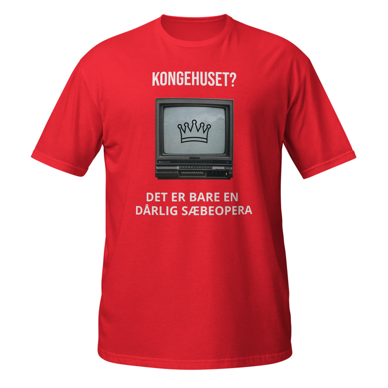T-Shirt Kongehus Sæbeopera – Rød