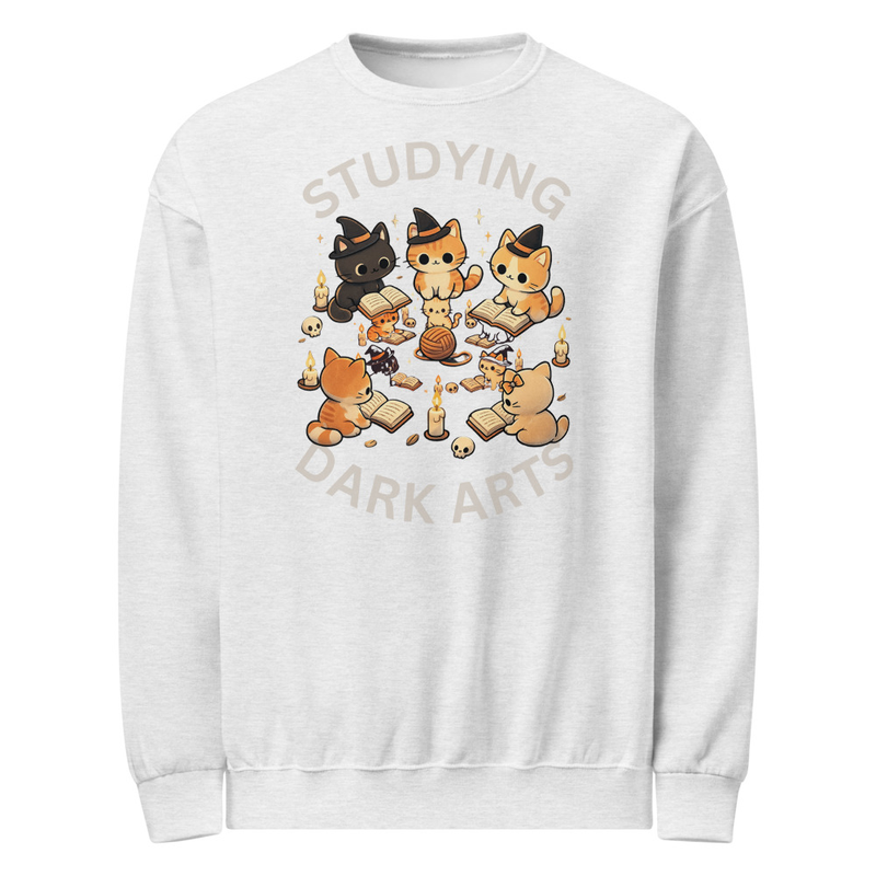 Studying Dark Arts Cat Lovers Crew neck sweatshirt