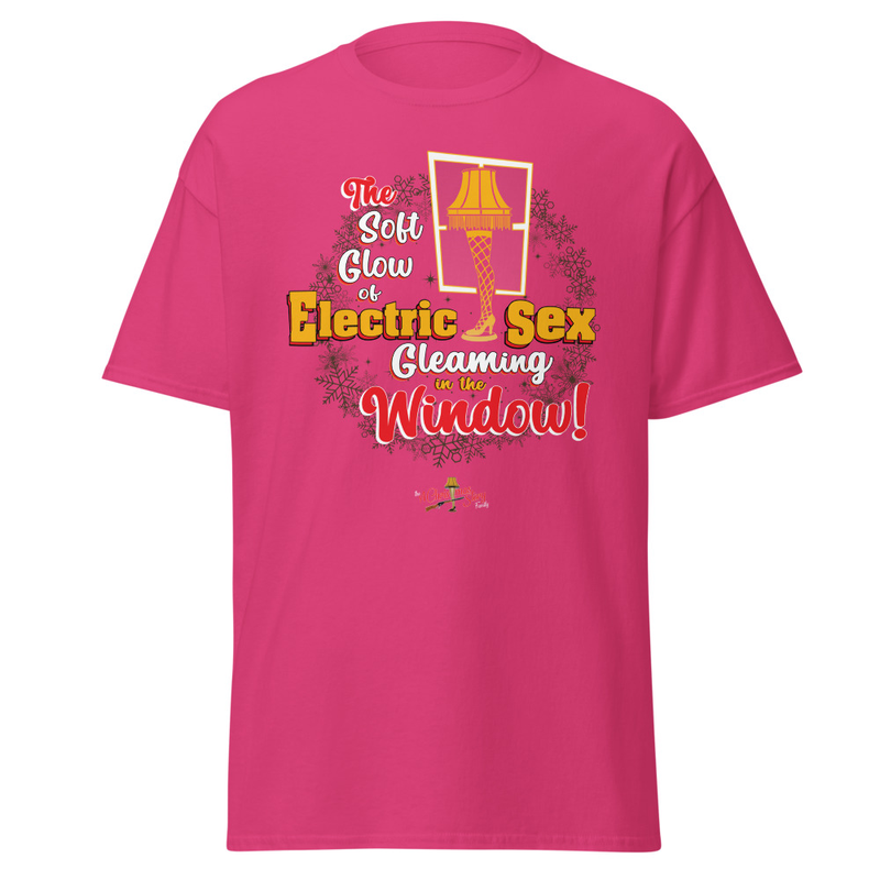"Electric Sex"! T-Shirt" A Christmas Story Family Limited Edition – S, Heliconia