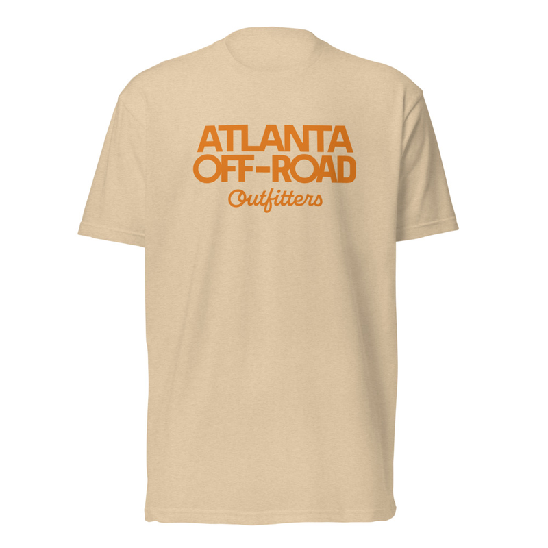 Wordmark Front T-Shirt (Brand Mark Rear) - Orange Logo – Image 5