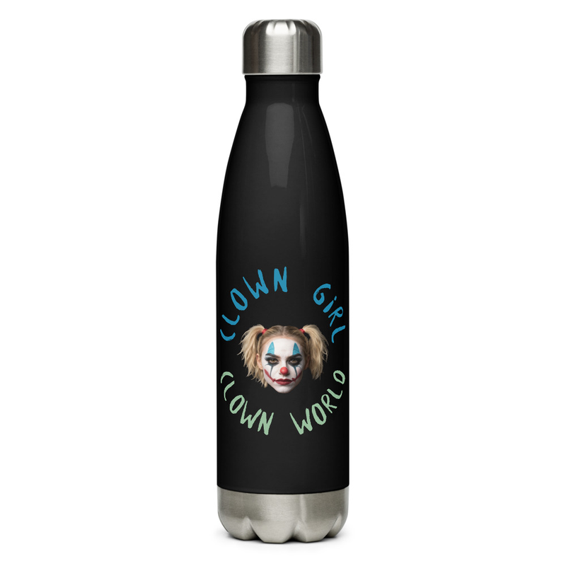 Litty's "Clown Girl, Clown World" Water Bottle