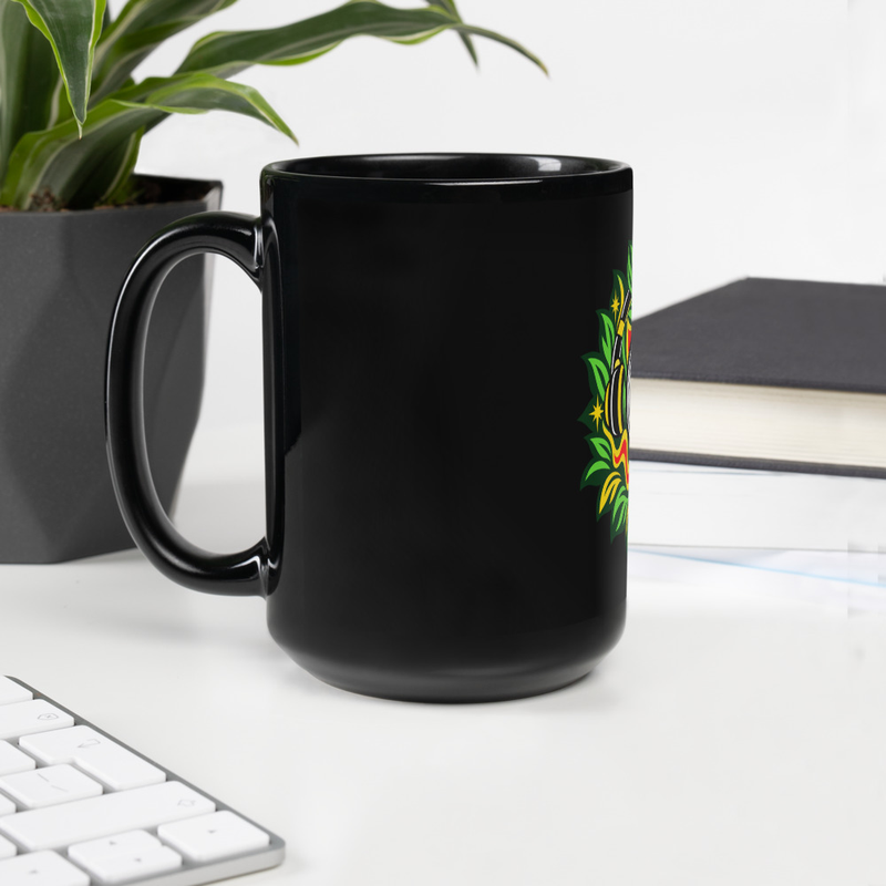 Black Glossy Mug - t_shirts