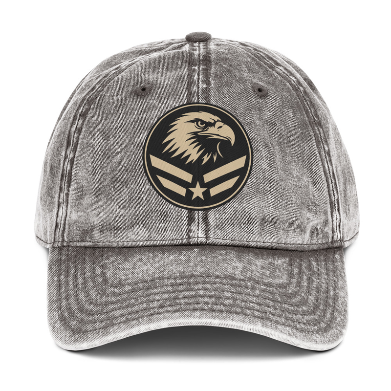 Eagle Logo Vintage Cotton Twill Cap