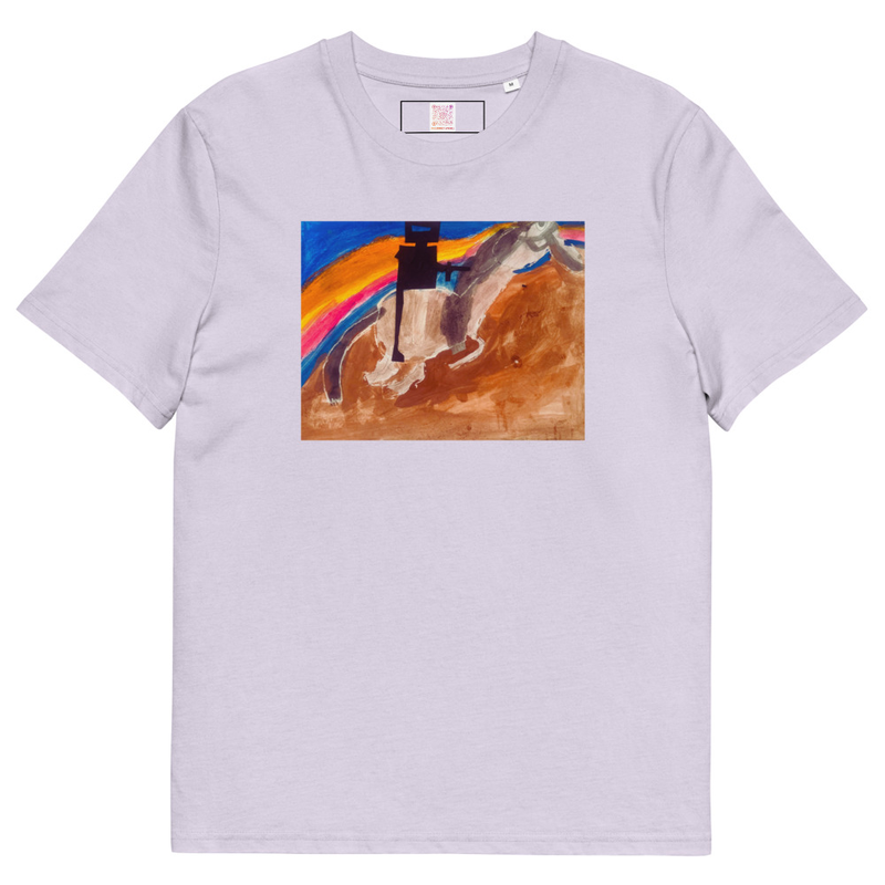 Ned Kelly - Unisex Organic Cotton Tee – S, Lavender