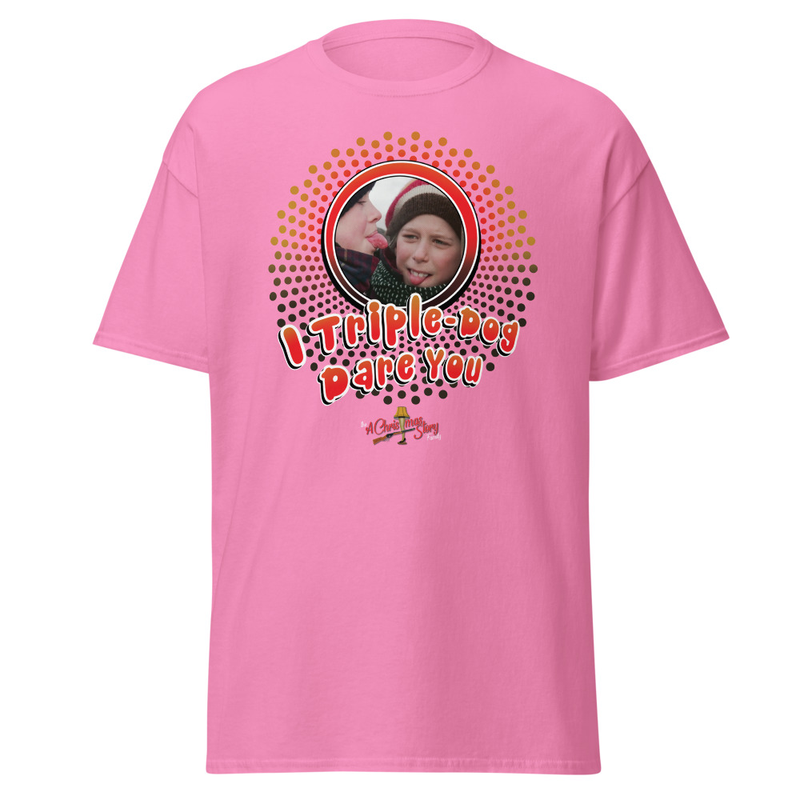 I Triple-Dog Dare You T-Shirt | A Christmas Story Family™ – XL, Azalea
