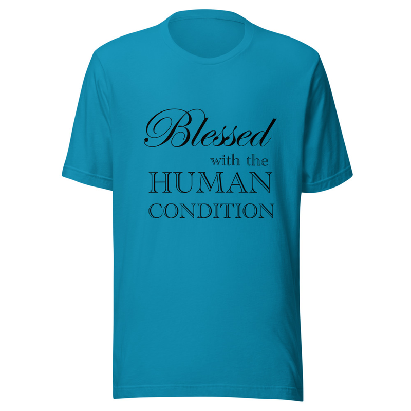 Blessed Unisex T-Shirt Black Letters