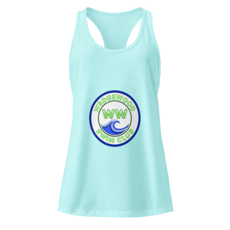 Women’s fitted racerback tank top large design – Image 3