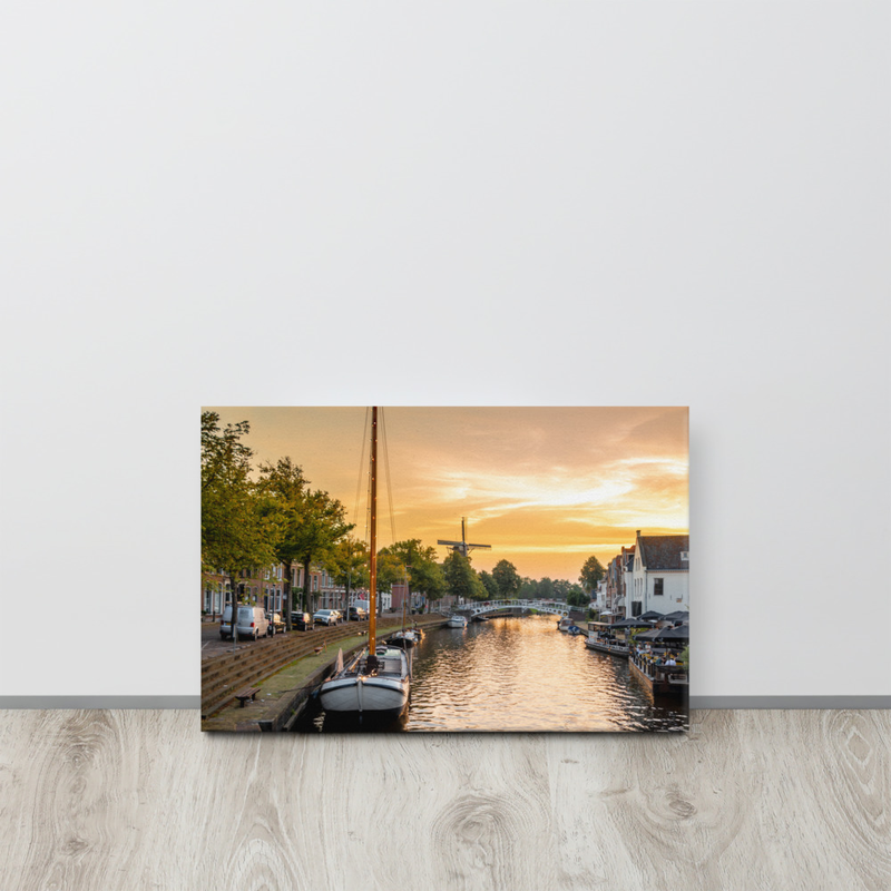 Skutsje in Dokkum - Canvas — Skûtsje Ebenhaëzer Dokkum (foto 3)