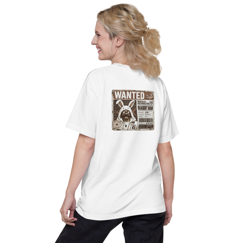 wanted バックプリント tee（ホワイト）