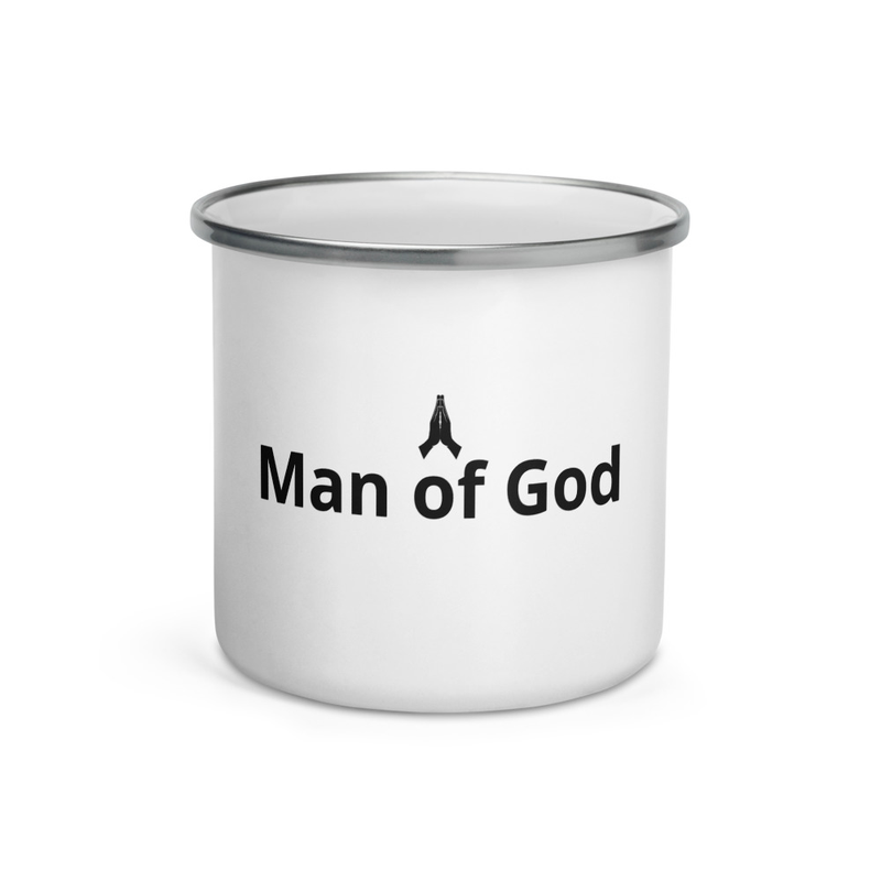 Man of God Enamel Mug