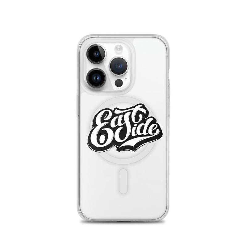 EastSide Dark Logo MagSafe® clear case for iPhone® – iPhone 14 Pro