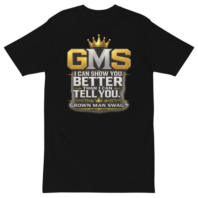 Grown Man Swag™ Signature Men's Premium Heavyweight Tee | Confidence • Style • Respect