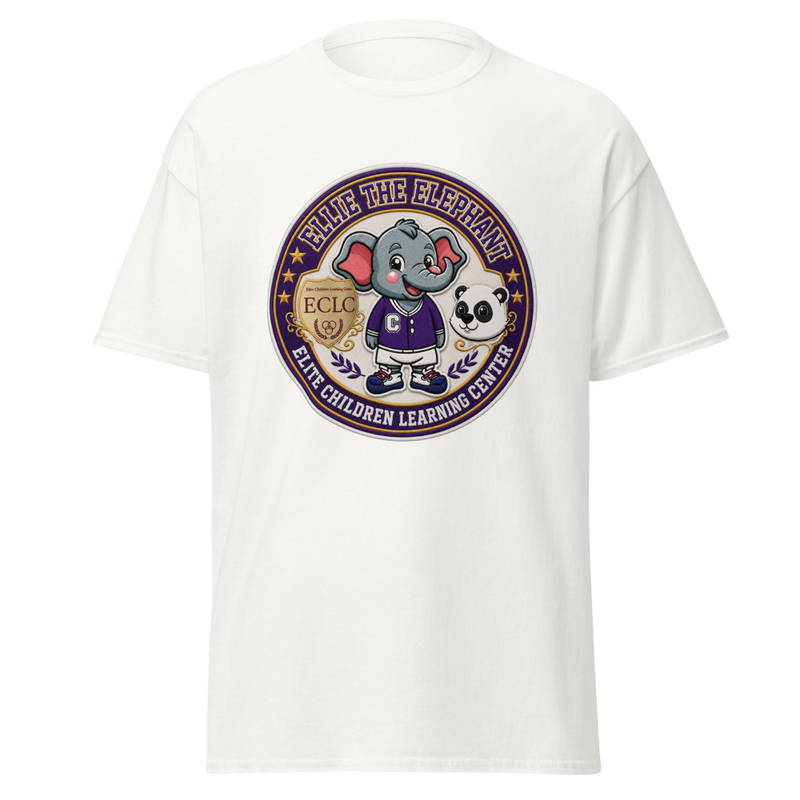 (Adult Size) Elite Starters Design 1 - ECLC Classroom Color Shirts – XL, White