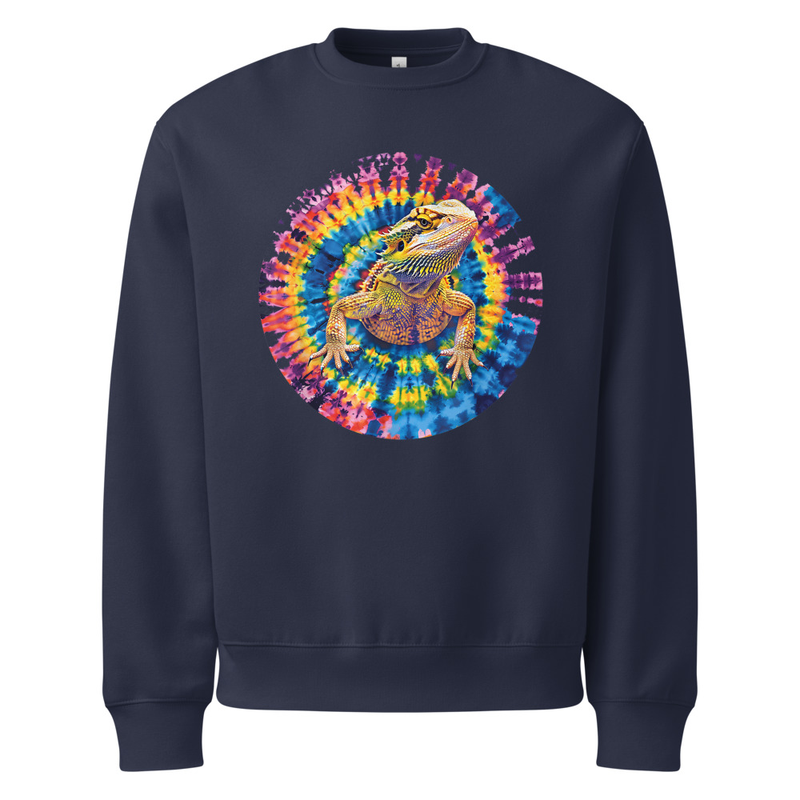 Oversized heavyweight sweatshirt - Navy