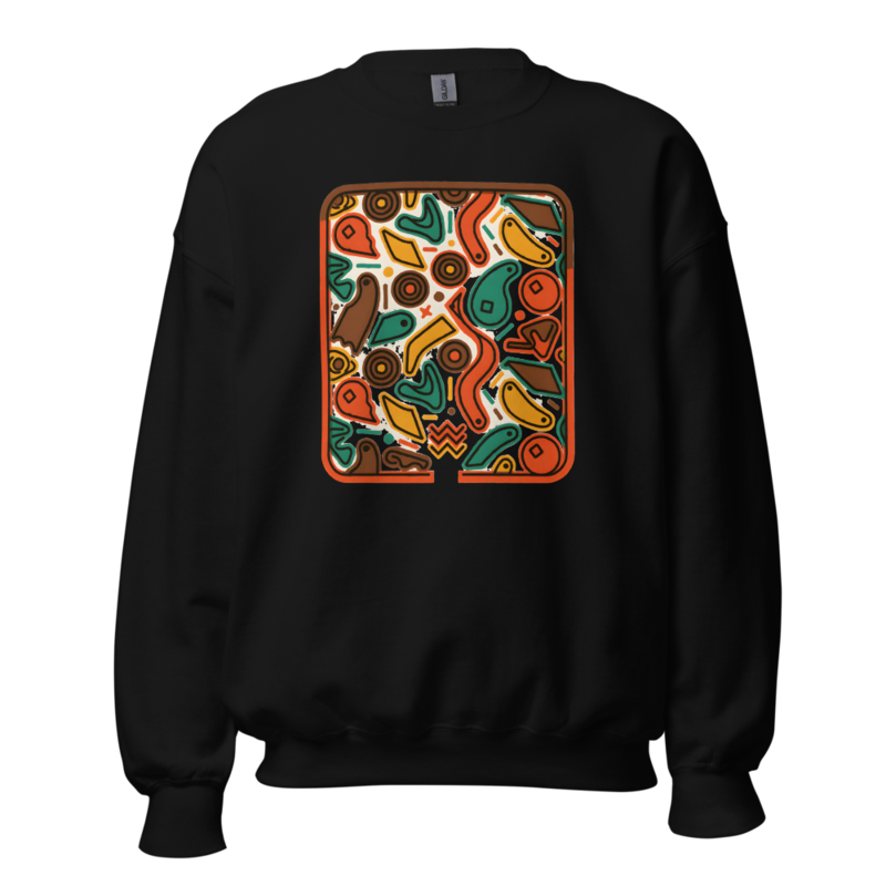 Memphis Playfield Pattern Crewneck (Artist Series) — Pinball merch