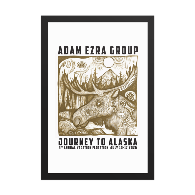 Journey to Alaska Framed Poster