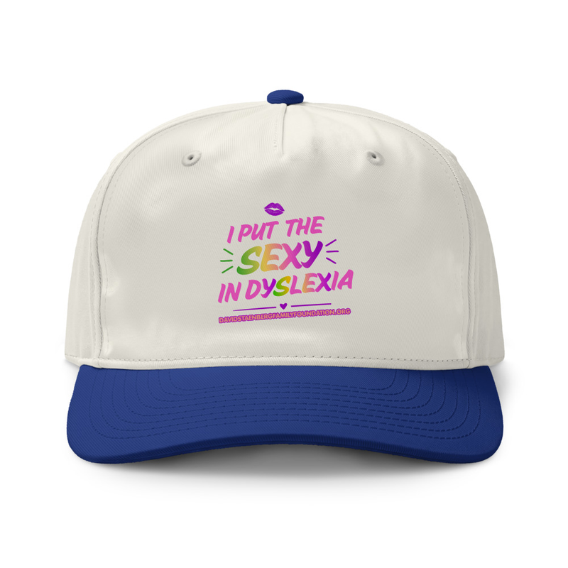 Class two-tone cap | Dyslexia v1 – One size, Natural / Liberty