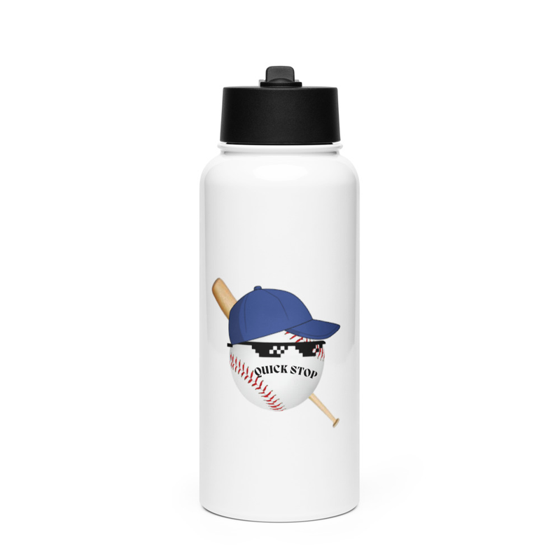 Go Hard Stainless Steel With Straw Water Bottle
