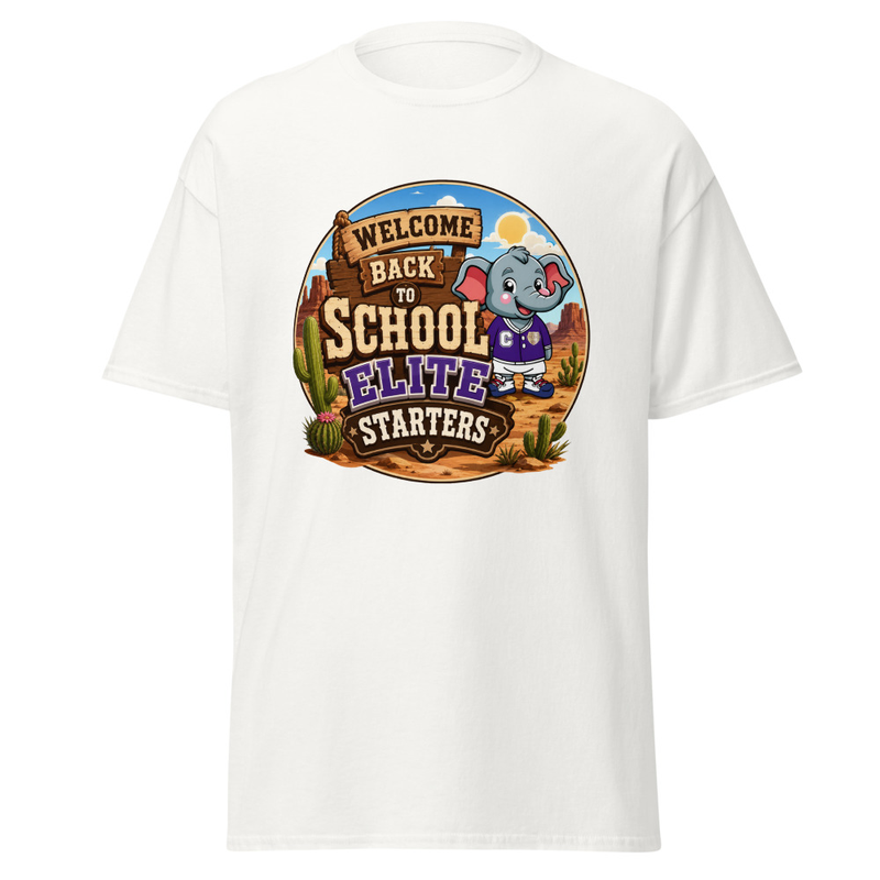 (Adult Size) Elite Starters Design 2 - ECLC Classroom Color Shirts copy copy – XL, White