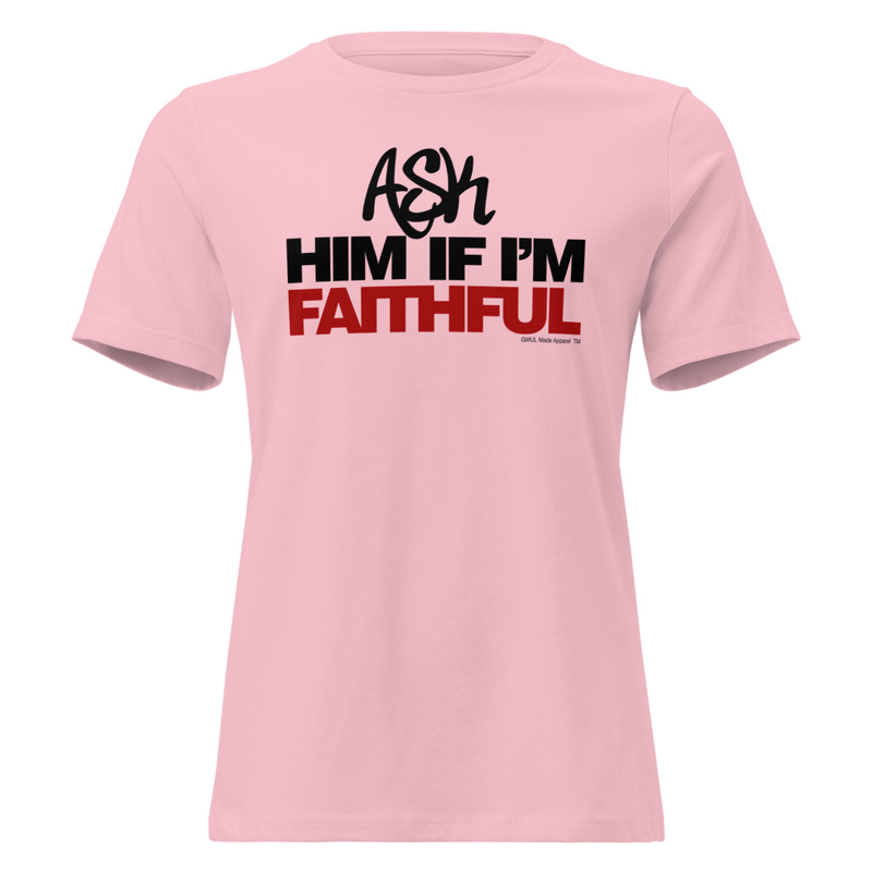 Faithful Woman - Ladies Relaxed T-Shirt – XL, Pink