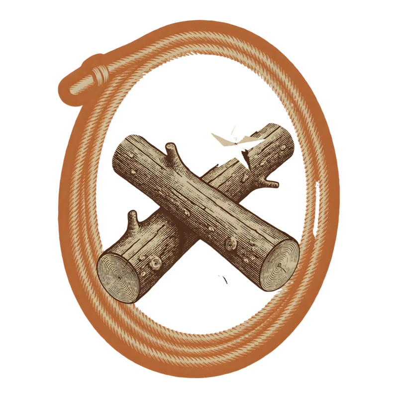 Rodeo Ember Rope Collage Sticker (Artist Series) — BBQ merch