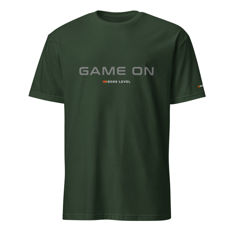 GAME ON Gildan 64000 Short-Sleeve Unisex T-Shirt – S, Forest Green