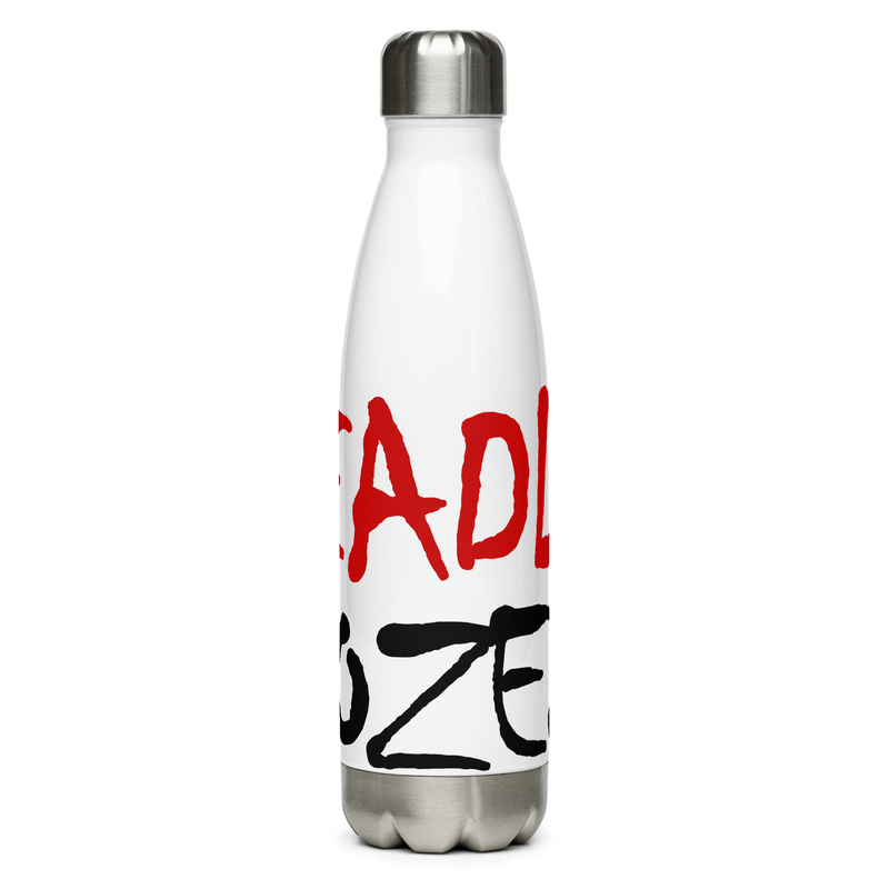 Deadly Dozen Vlekvrye Staal Waterbottel, Wit