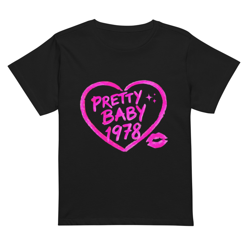 Pretty Baby 1978 Heart T shirt by Disco Dollie