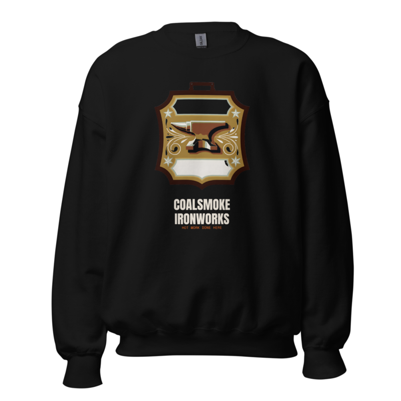 Coalsmoke Ironworks Crewneck (Artist Series) mockup