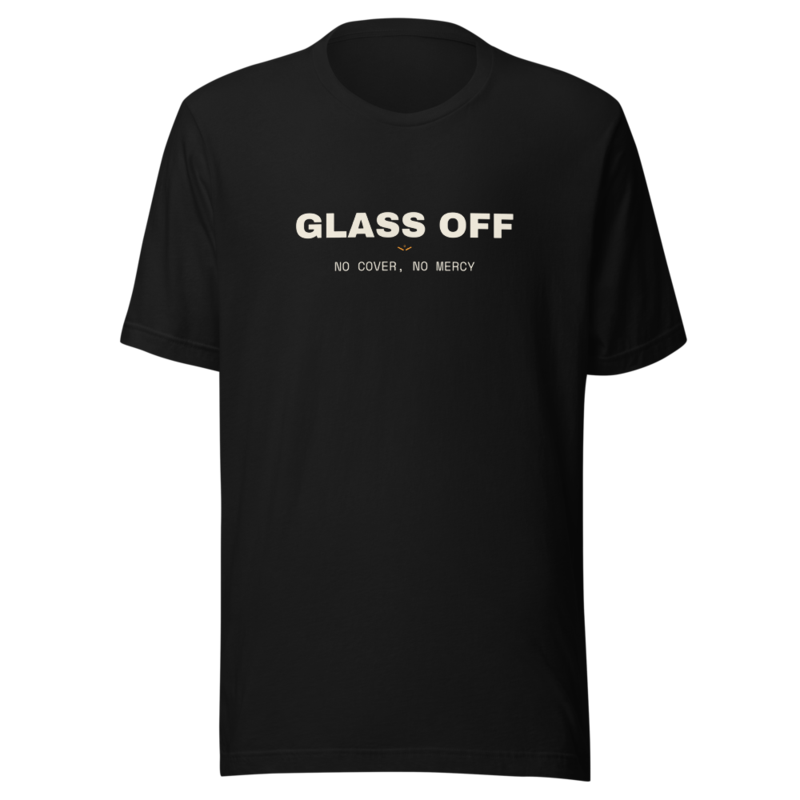 GLASS OFF Tee mockup