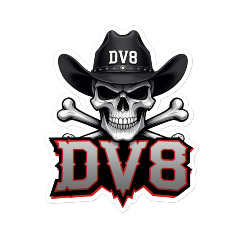 DV8 Logo Sticker