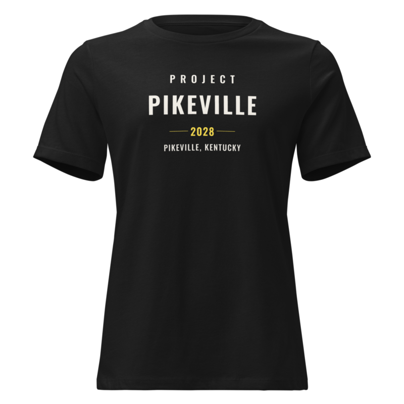 Project Pikeville 2028 Women's Tee in Black