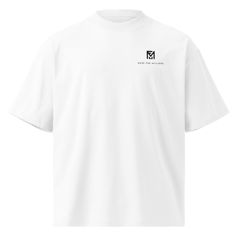 The Made For Millions® Minimalist Oversized Tee (Unisex) – S, White