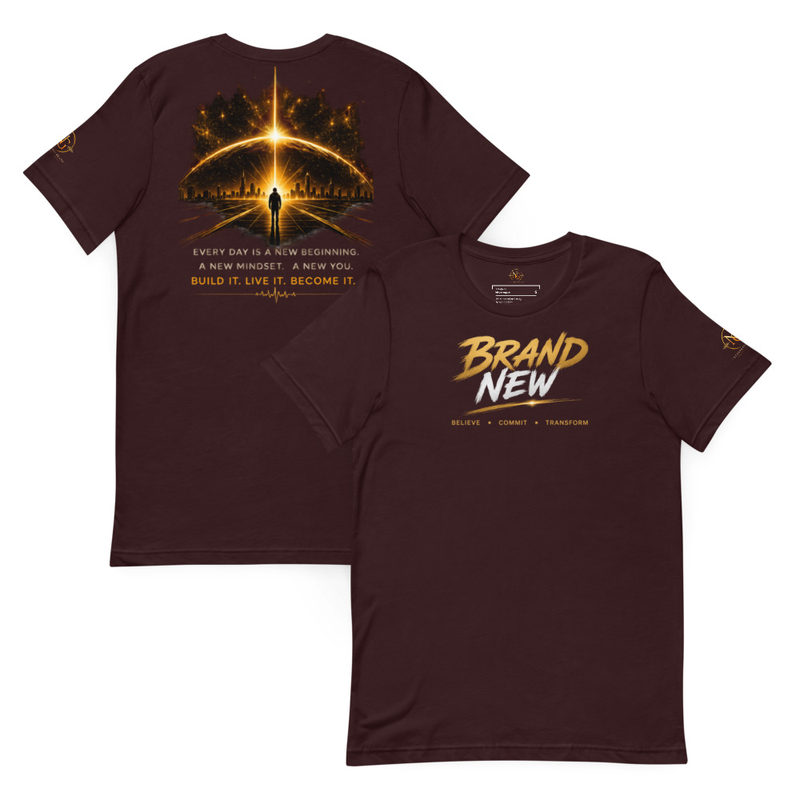 Brand New (Unisex t-shirt) – 3XL, Oxblood Black