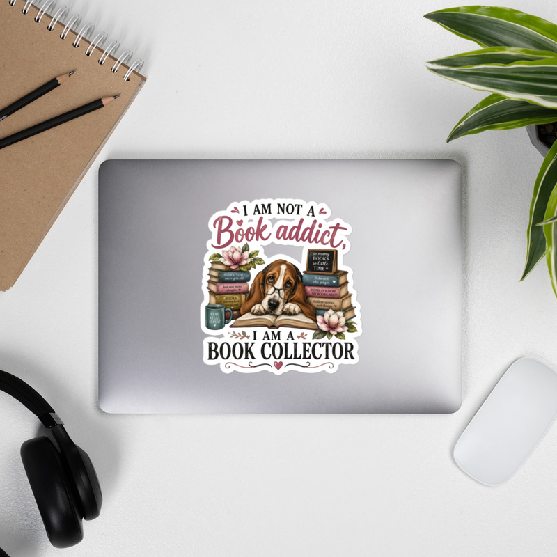 Book Addict Kiss-cut vinyl decals
