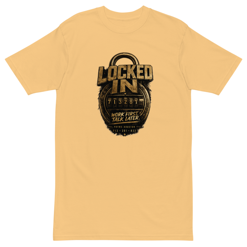 LOCKED IN Heavyweight Tee