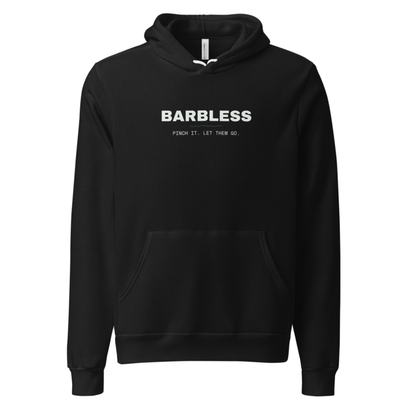 BARBLESS Hoodie mockup