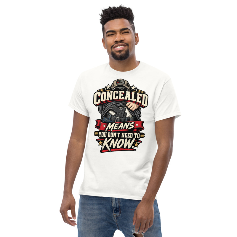 Concealed Carry – XL, White