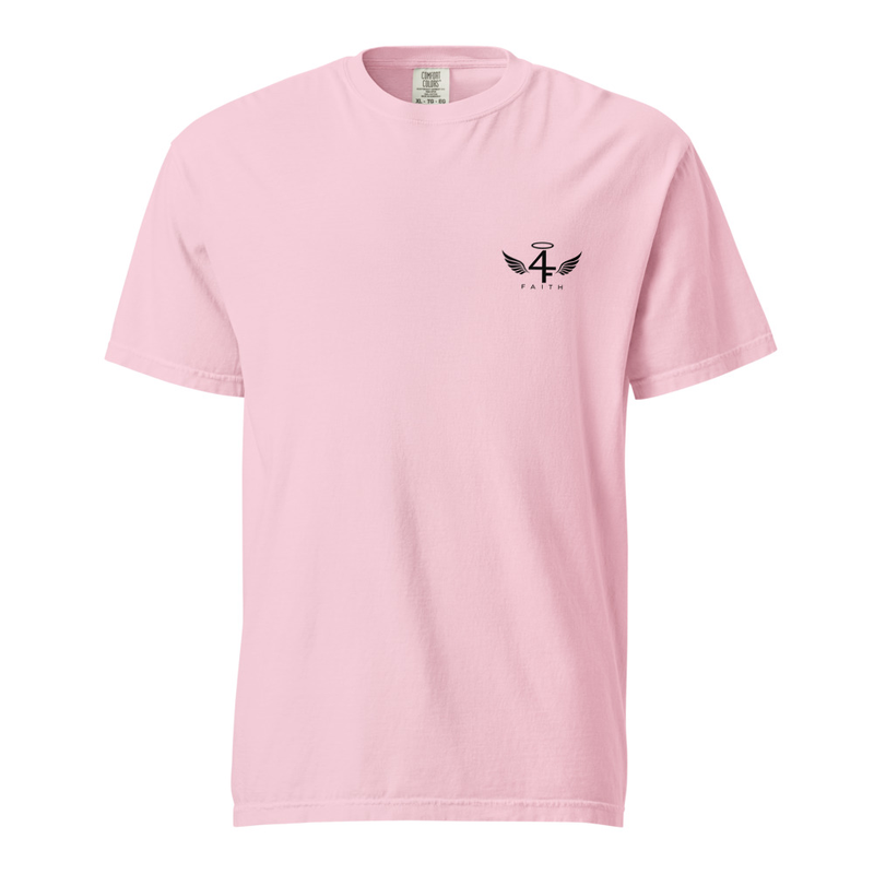 T-shirt Second Signature 4FAITH — Rose pâle