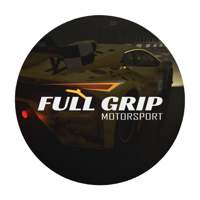 Round Full Grip Motorsport mouse pad